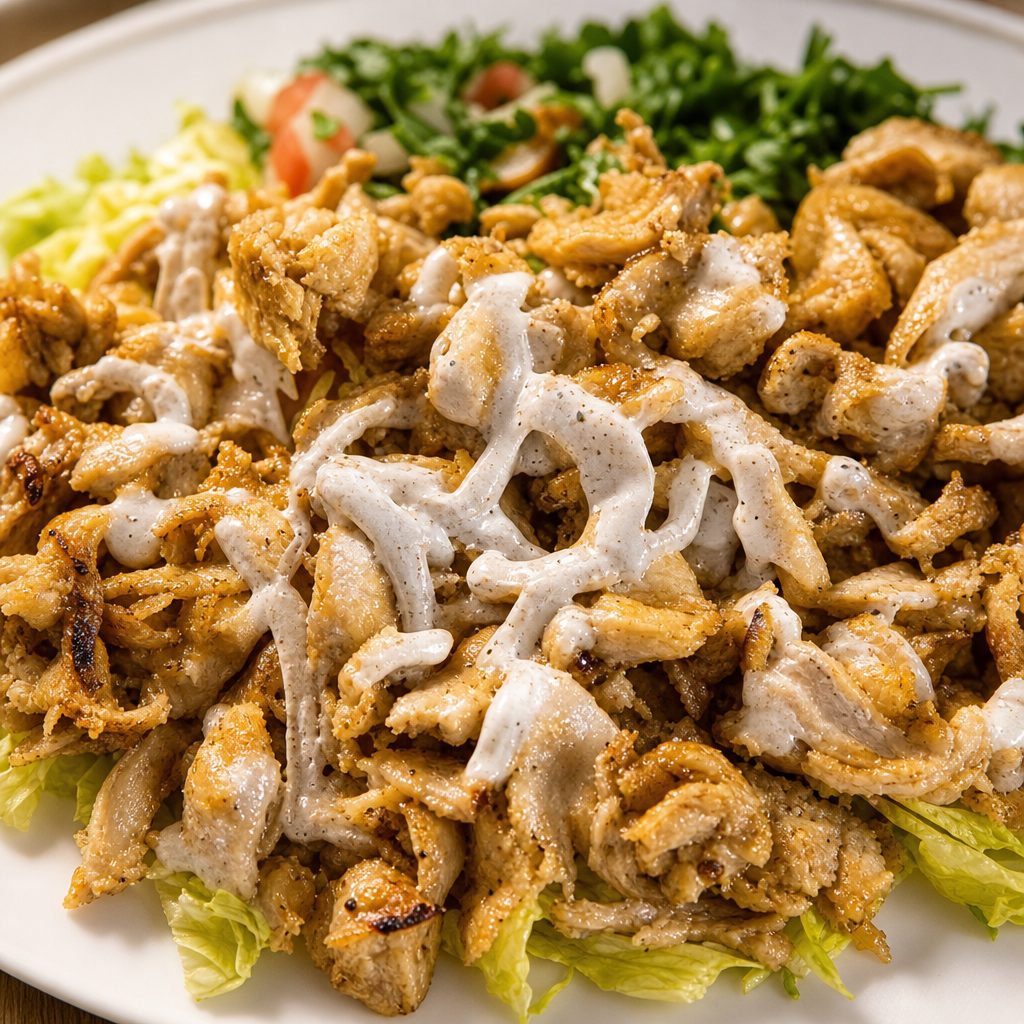 Chicken Shawarma Plate.
